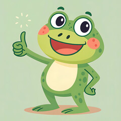 Naklejka premium Fun Cartoon Animal Illustration for Kids’ Designs