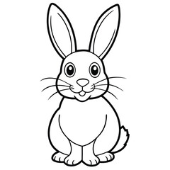 rabbit outline 