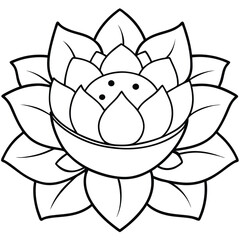 lotus flower vector 