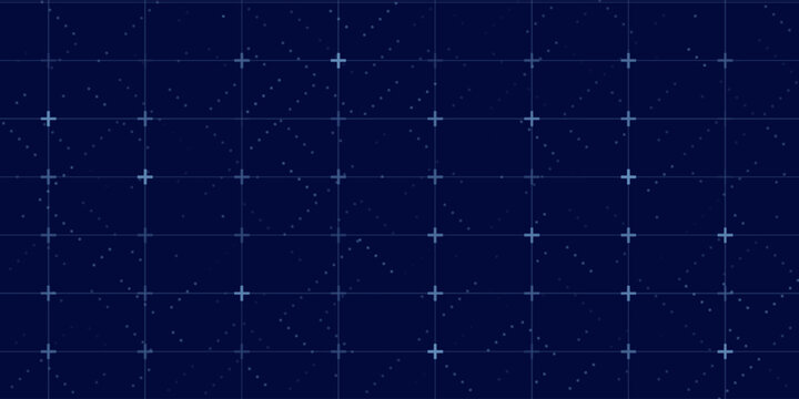 Futuristic User Interface Virtual Technology HUD Grid. Spaceship FUI GUI Background Design. Science Fiction Theme Design, Artificial Intelligence. High-tech Background. Vector Illustration.