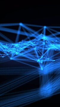 Futuristic Plexus Network Background