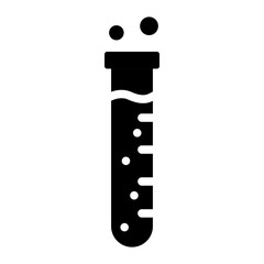 test tube experiment icon