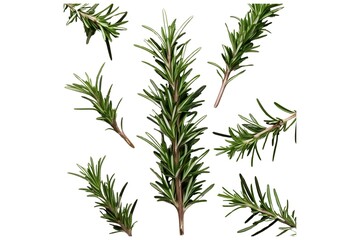 Fototapeta premium rosemary isolated on transparent background