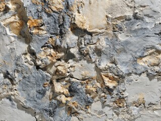Textured Stone Wall: A Rustic, Gray and Gold Abstract