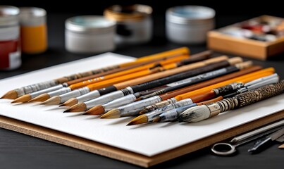 Artistic Paint Brushes Collection