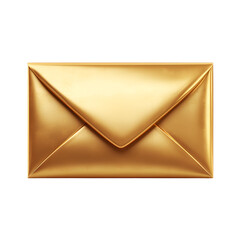 Golden Envelope Luxury Message  Communication