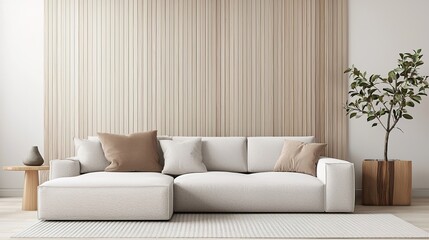 Modern minimalist living room styling with pastel tones sleek decor home interior cozy atmosphere aesthetic viewpoint