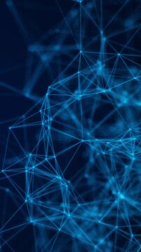 Futuristic Plexus Network Background