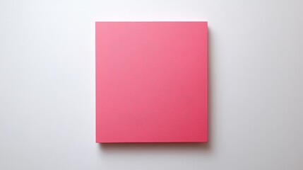 Vibrant Pink Square on a Light Background Providing a Minimalist Aesthetic for Creative Projects, Art Designs, and Contemporary Displays