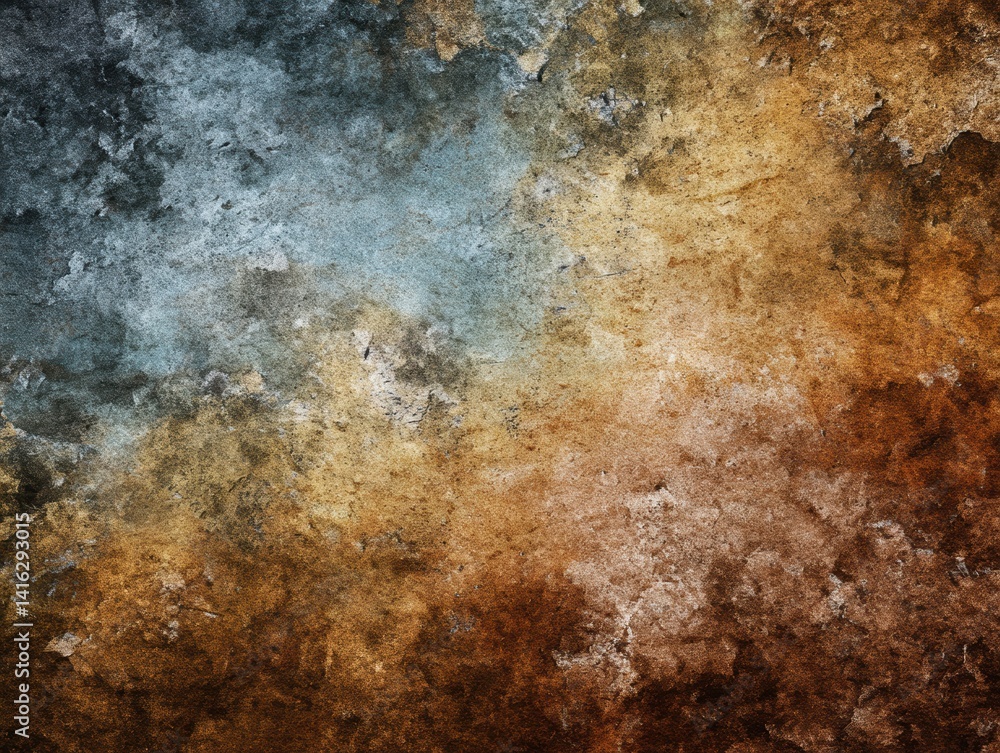 Poster weathered concrete surface with grunge texture a study in contrasting color tones ideal for design p