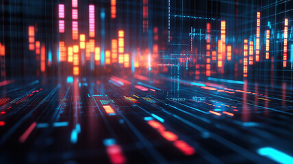 Information dashboard displaying data analytics report and key metrics for business strategy