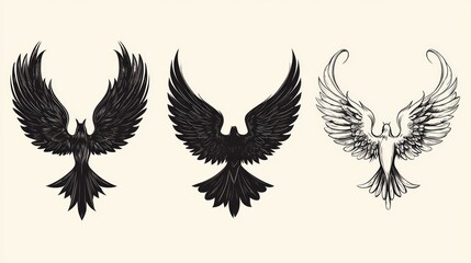 Obraz premium Bird Wings Two