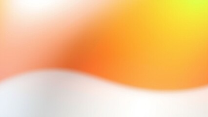 Abstract gradient background with yellow, orange and white colors blending in a soft and blurred pattern, great for wallpaper.