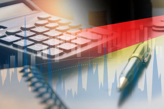 Germany financial business graph , Inflation Rates and Consumer Price Index