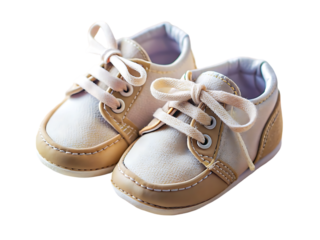 Adorable Baby Shoes: Cream and Gold First Walker Shoes