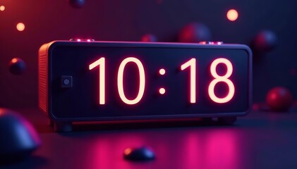 Black Friday countdown timer with price tag icons, technology, digital