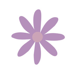 colorful spring floral elements vector illustration set.