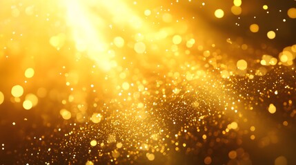 golden bokeh background