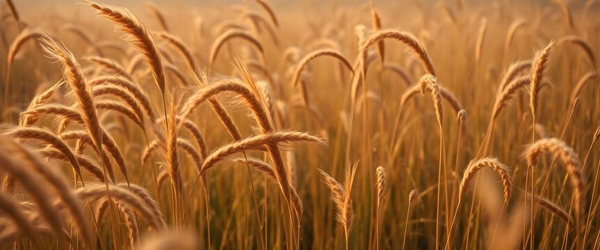 close up of a field of tall grass - Powered by Adobe