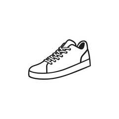 Sneaker shoes logo template