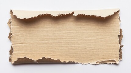 Fototapeta premium Ripped Cardboard Piece
