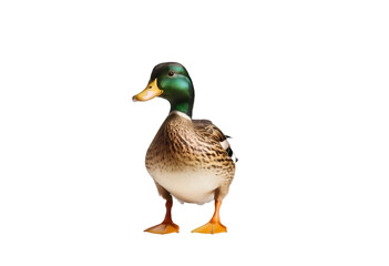 Obraz premium duck isolated on transparent background, cutout style