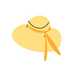 Summer beach equipment illustration.