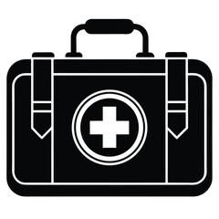 Isolated Firefighter Emergency Rescue Kit on White Background