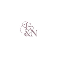 bold serif initial calligraphy EN elegant and luxury concept wedding concept monogram letter