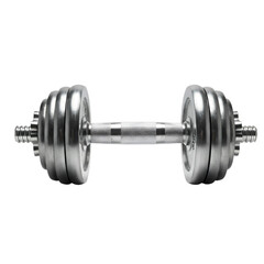 Fototapeta premium dumbbell on white background