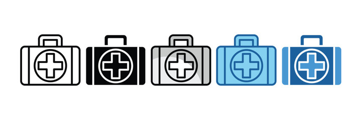 Obraz premium First Aid Kit Icon Element For Design