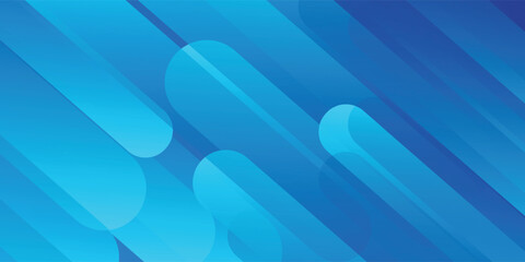 Abstract blue background with diagonal lines. Dynamic shapes composition. vector illustration eps10