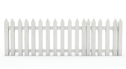 White picket fence image for garden and landscape design
