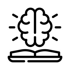 brain line icon