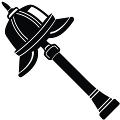 Isolated Firefighter Hydraulic Rescue Tool on White Background