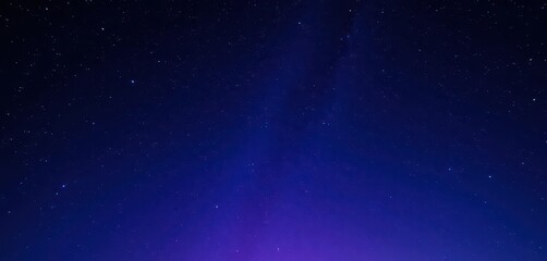 Fototapeta premium Twilight sky, deep blue and purple hues, countless stars, stars, ethereal
