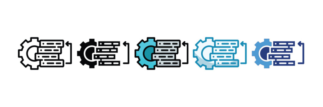 Backlog Icon Set Multiple Style Collection