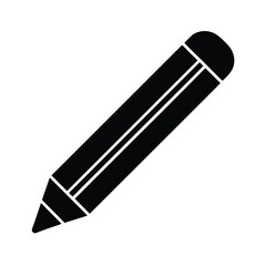 Pencil Stencil Icon Beautiful Elements Vector Illustration