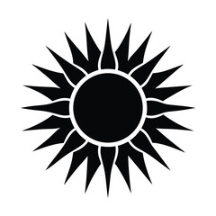 sun icon vector illustration