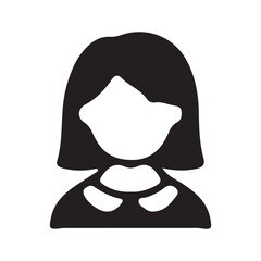 Black User icon vector. Profile and people silhouette collection. Vector Illustration Eps 10