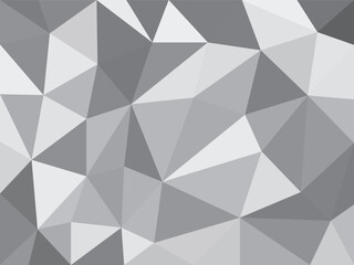 Grayscale Polygon Geometric Abstract Background