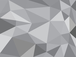 Monochrome Polygon Abstract Geometric Background