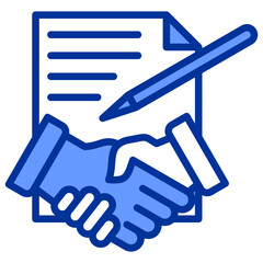 Fototapeta premium Employmentcontract Icon