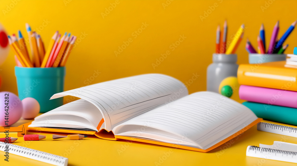 Poster joyful learning tools: open notebook