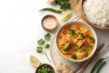 Creative 8K Food Flatlay for Visual Projects