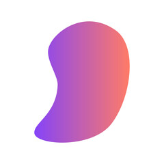 abstract gradient shape design