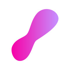 abstract gradient shape elements design