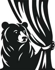 Bear vector animal black silhouette