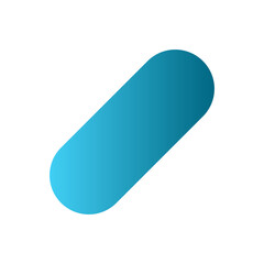 gradient blue shape illustration