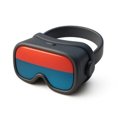 Simple 3D VR Glasses Design with Colorful Lens for Virtual Reality